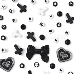 11 стиль непрозрачных акриловых бусин SACR-FS0001-42