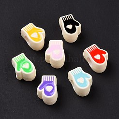 Прорезиненный стиль акриловые европейские бусины SACR-E009-23