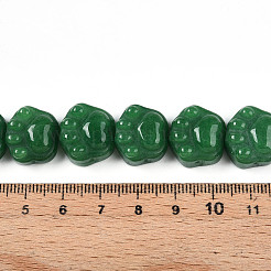 Окрашенные природные малайзии нефрита бисер нитей G-M108-A13-01