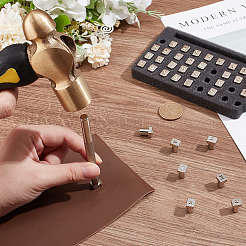 DIY Brief- und Zahlenstempel-Werkzeugsatz&nbsp;TOOL-WH0164-02P-01