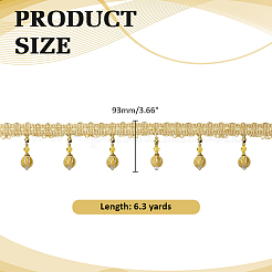 Бахрома из пластика для штор из бисера OCOR-ME0001-23A