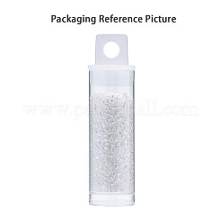 MIYUKIラウンドロカイユビーズ  日本製シードビーズ  （rr2400)透明ダークトパーズ  8/0  3mm  穴：1mm  約422~455PCS /ボトル  10 G /ボトル&nbsp;SEED-JP0009-RR2400