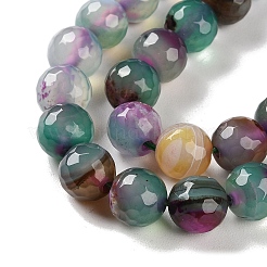 Filo di perline di agata naturale&nbsp;G-M437-B01-01G
