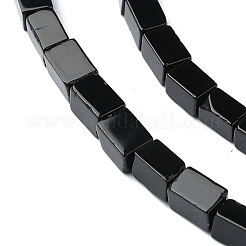 Натуральные бусины из черного оникса (окрашенные и нагретые) G-C135-F02-01