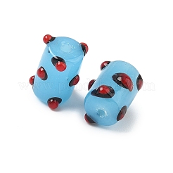 Бусины ручной работы в технике лэмпворк с неровностями LAMP-U004-03