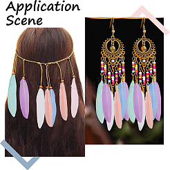 130шт натуральное перо&nbsp;DIY-GF0010-20