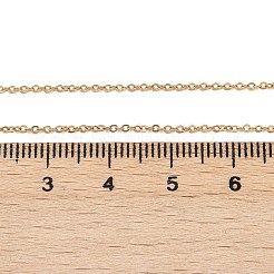 Collares de cadena de cable de acero inoxidable 304&nbsp;X-NJEW-M151-24G