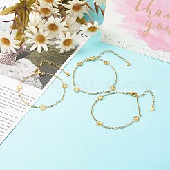 Браслет из цепочек из нержавеющей стали 304 BJEW-JB06522