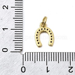 Pendentifs avec zircon cubiques à micro-pavés en laiton&nbsp;X-KK-I360-085G