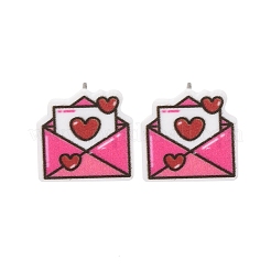 Aretes de madera&nbsp;EJEW-M063-01X