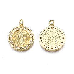 Colgante micropavé cubic zirconia de latón&nbsp;ZIRC-N039-227
