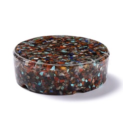 Posacenere in resina con pietrisco misto pietra naturale&nbsp;DJEW-F015-05A