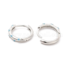 Серьги-кольца с кубическим цирконием&nbsp;EJEW-P213-20P