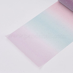 Rubans de maille déco en polyester&nbsp;X-OCOR-WH0020-02B
