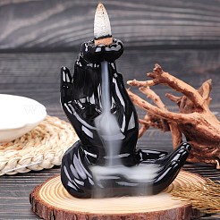 Ceramica bruciatore di incenso decorativo a riflusso porta incenso mano di buddha decorazione regalo&nbsp;JX850A