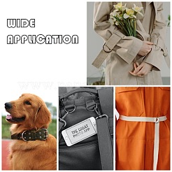 Anneaux en D en acier inoxydable 304 résistant au ternissement&nbsp;STAS-F191-05P-B
