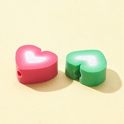 100шт бусины из полимерной глины ручной работы CLAY-FS0001-26