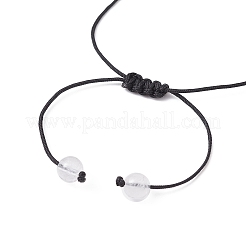 Браслеты из плетеных бусин из натуральной красной яшмы&nbsp;BJEW-JB09608-01