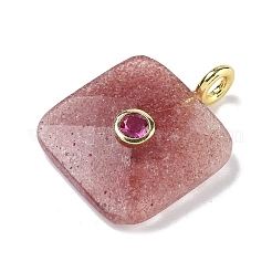 Подвески с огранкой из натуральных смешанных драгоценных камней&nbsp;G-C274-03-G