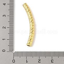 Изогнутые трубчатые бусины из нержавеющей стали 304&nbsp;LS-STAS-M071-03G-G