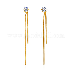 Элегантные плоские круглые серьги-гвоздики из нержавеющей стали с кисточками&nbsp;BX2341-2