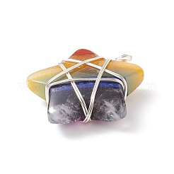 Chakra Naturstein-Anhänger&nbsp;PALLOY-JF01878-01