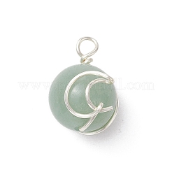 Подвески из драгоценных камней с медной проволокой PALLOY-JF02921