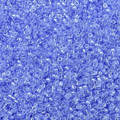 MIYUKIデリカビーズ  シリンダー  日本製シードビーズ  11/0  （db1475)透明な淡い空色の光沢  1.3x1.6mm  穴：0.8mm  約2000PCS /ボトル  10 G /ボトル&nbsp;SEED-JP0008-DB1475