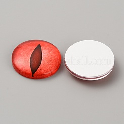 Cabochons yeux en verre autocollants lumineux&nbsp;DIY-WH0304-941C-42