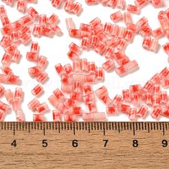 Perline di vetro trasparente bicolore all'interno&nbsp;SEED-C004-05G