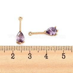 Pendentifs en laiton avec zircon&nbsp;LS-KK-Z035-01A
