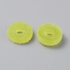 Cabujones decodificados de resina druzy&nbsp;RESI-WH20002-06E