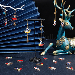 Подвески из сплава эмали 40шт 10 стиля ENAM-SC0002-22