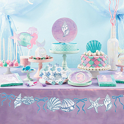 Бумажные банты с ракушками и звездами&nbsp;AJEW-NB0008-39