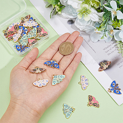 30шт 5 стиля подвески из сплава с эмалью ENAM-DC0001-70