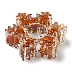 Формы для подсвечников из натуральной красной яшмы и смолы DJEW-H012-02C