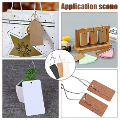 180 шт. 3-х цветные прямоугольные бумажные пустые ценники CDIS-WR0001-02