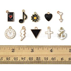20шт 10 стиля сплава эмалевые подвески&nbsp;ENAM-FS0003-45