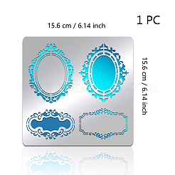 Трафареты для штампов из нержавеющей стали DIY-WH0279-126