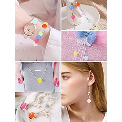 Прозрачные акриловый шар бисером&nbsp;FACR-CJ0001-02