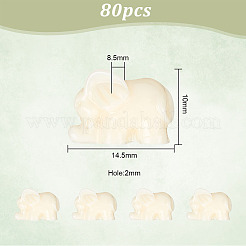 80 шт. синтетические коралловые бусины&nbsp;G-GO0001-17