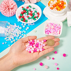 150 г 5 цвета бусины из абс-пластика с имитацией жемчуга&nbsp;KY-TA0001-44B