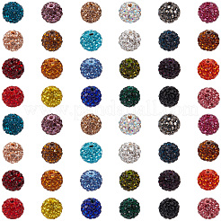 240pcs 24 Farben pflastern Discokugelperlen&nbsp;RB-PA0001-09B