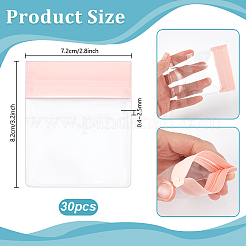 Прозрачная упаковка из eva пакеты с застежкой-молнией ABAG-WH0032-92A