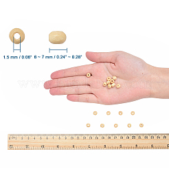 Незаконченные деревянные бусы&nbsp;X-TB092Y-4