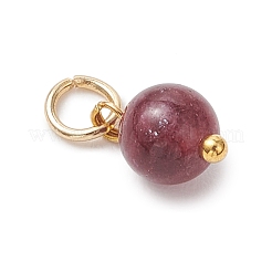 Подвески из окрашенного натурального зеленого нефрита&nbsp;PALLOY-JF05068