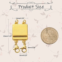 Коробка из цинкового сплава конвертер с магнитными застежками PALLOY-C159-01LG