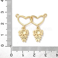 Pendentifs en laiton zircon cubique pavé&nbsp;KK-M287-04G-A