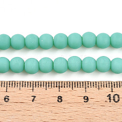 Opache perle di vetro fili&nbsp;GLAA-T032-P6mm-MD12