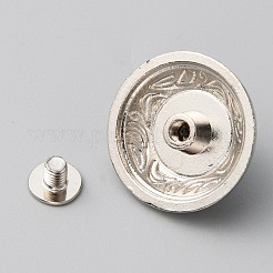 Rivets décoratifs en alliage de zinc&nbsp;BUTT-WH0028-36B-01